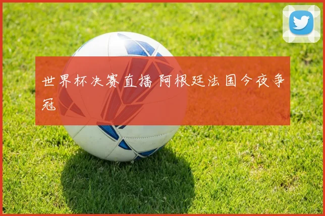 世界杯决赛直播 阿根廷法国今夜争冠