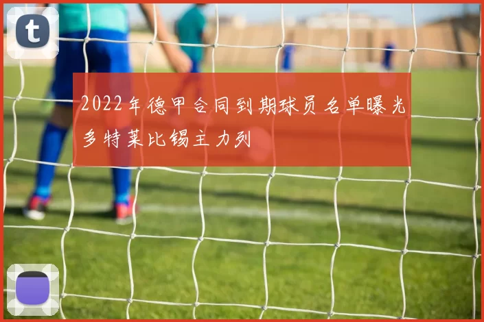 2022年德甲合同到期球员名单曝光多特莱比锡主力列